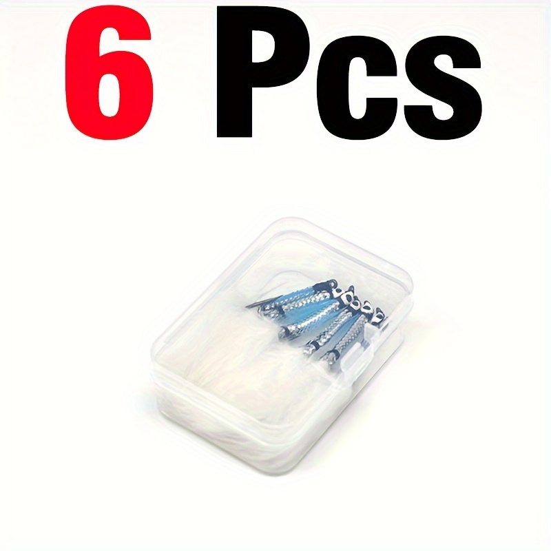 E-shop 6 Stk./Box Fliegenhaken Köder Fliegenfischen Haarhaken