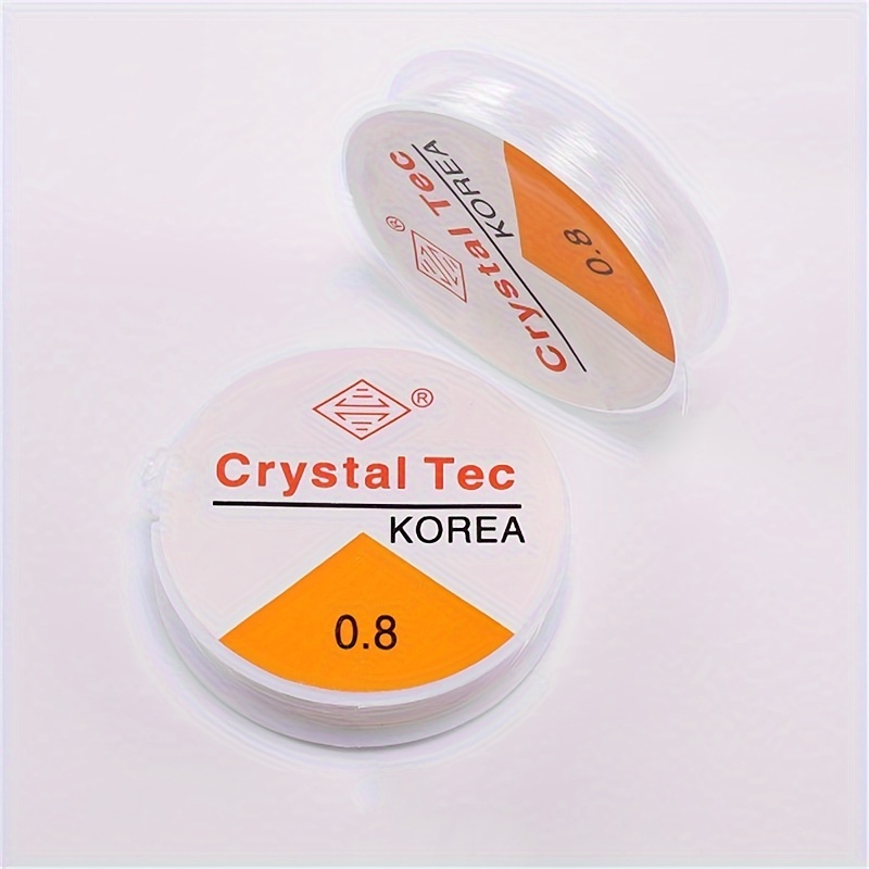 Cordon élastique solide pour perles en cristal 1mm, 2/10M, pour bricolage,  fabrication de bijoux, Bracelet