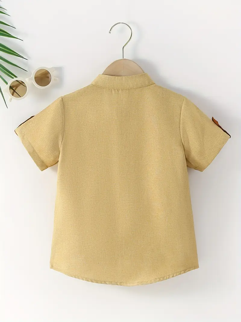 summer casual collared shirts kids short sleeved boys aged 3 - Temu summer casual collared shirts kids short sleeved boys aged 3 - Temu