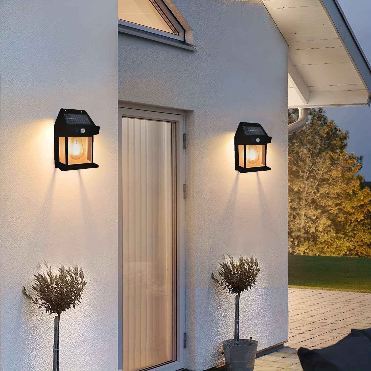 12 Volt LED NightEye Außenlampe Vorzeltleuchte + Bewegungsmelder Tür