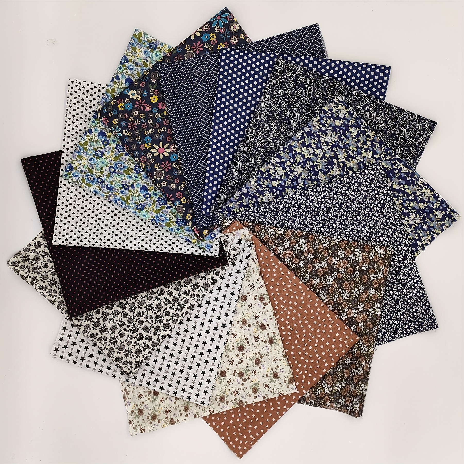 Cotton Fabrics Precut Small Fabrics Quilting Squares For Diy - Temu