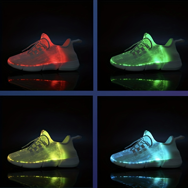 Glowing LED Shoe Light with White Frame