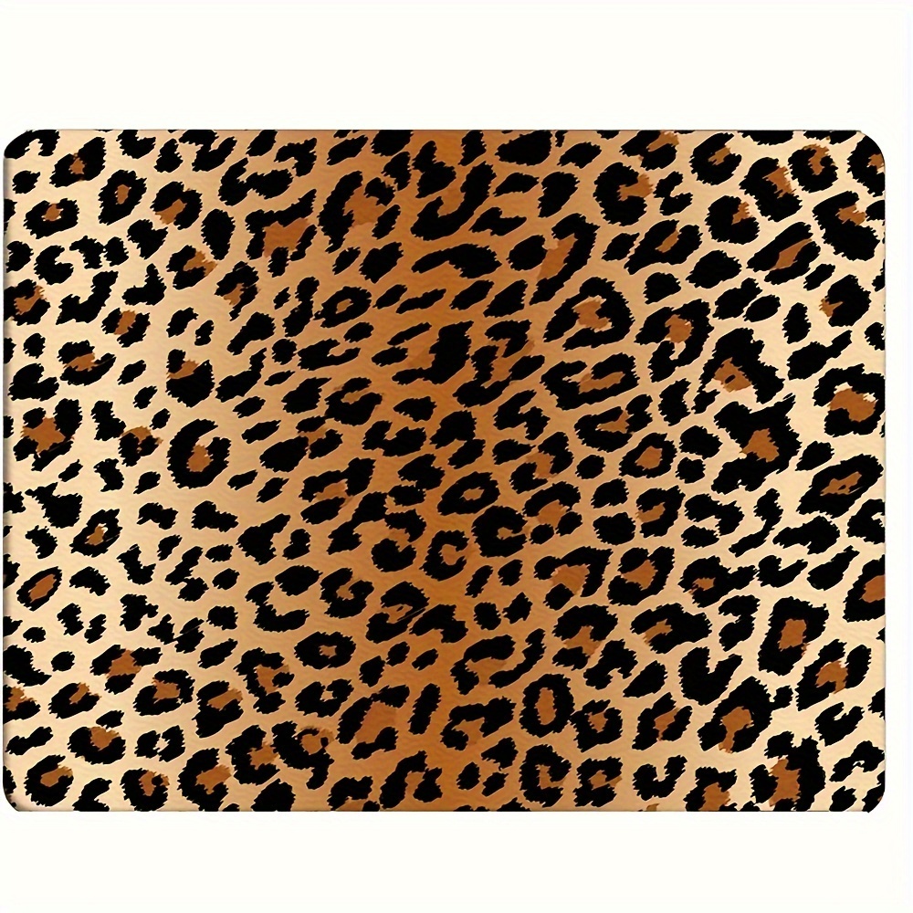 Soft Leopard Fluffy Rug Imitation Leopard Fur Animal Printed - Temu