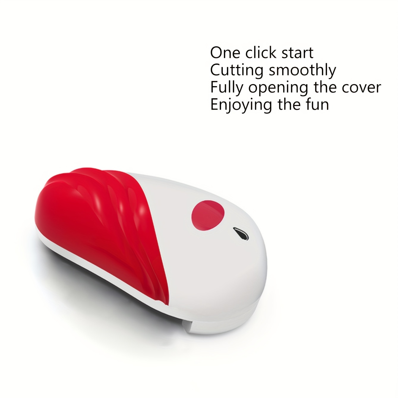 Electric Can Opener Automatic Tin Opener Cordless One Touch No Sharp Edges  Handheld Battery Operated Can