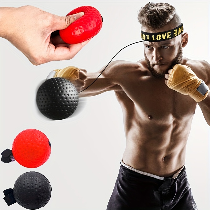 Balle réflexe de boxe avec bandeau équipement d'entraînement - Temu France