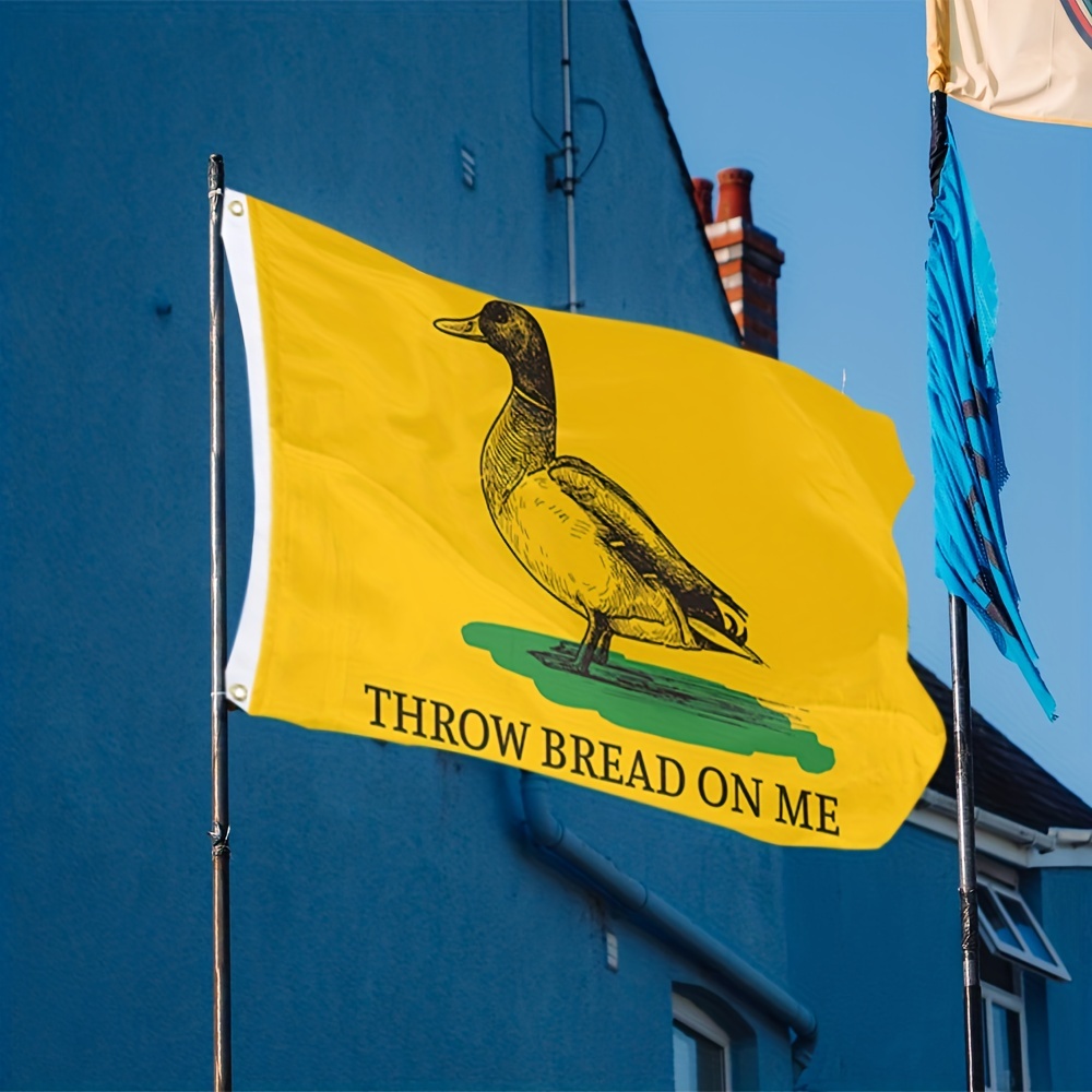  Duck Funny Flags for College Dorm Room, 3x5 Ft Meme