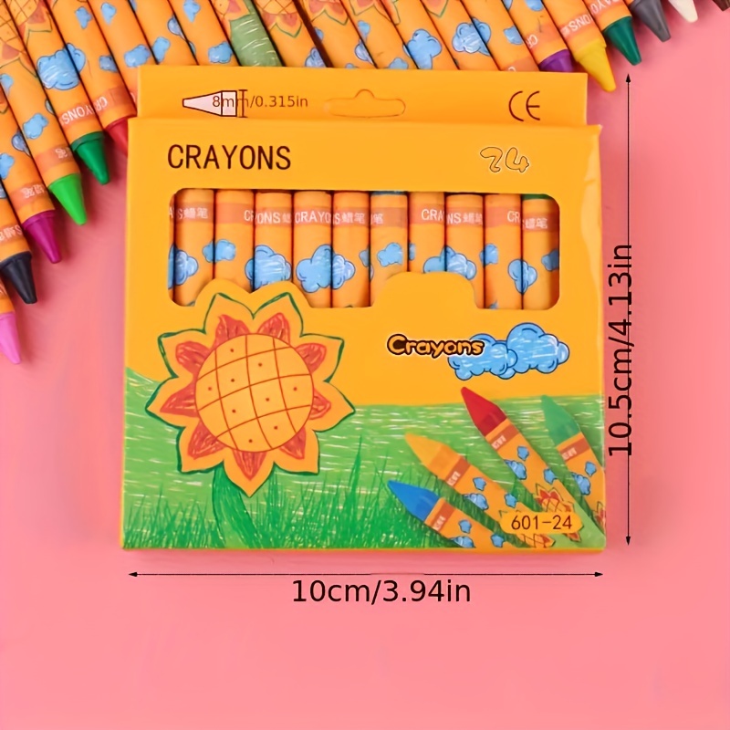 24 color Student Crayon Set - Temu