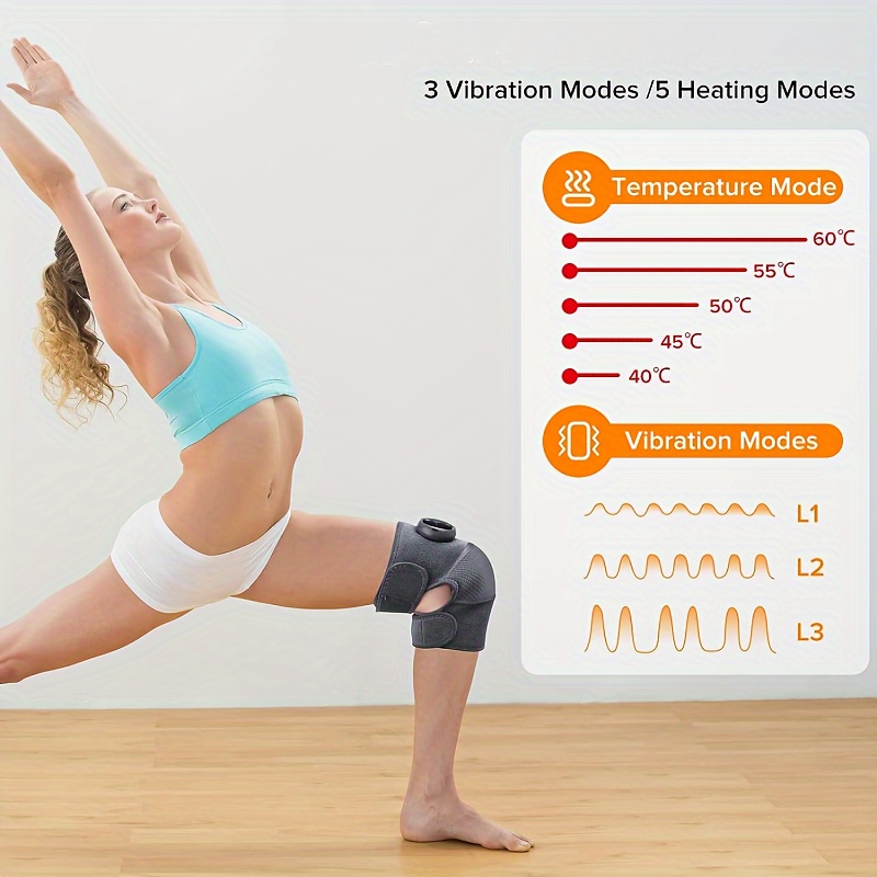 Rechargeable Knee Massager with Heating 3 Modes