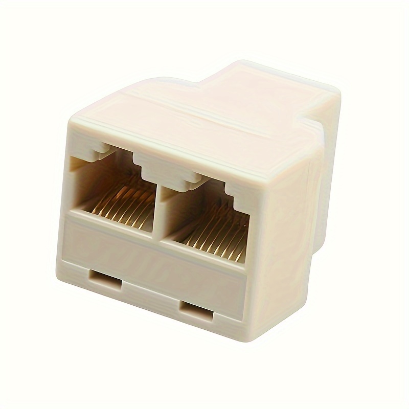 2pcs Rj11 To Rj45 Adapter Telephone To Ethernet Adapter Phone To Ethernet  Cable 