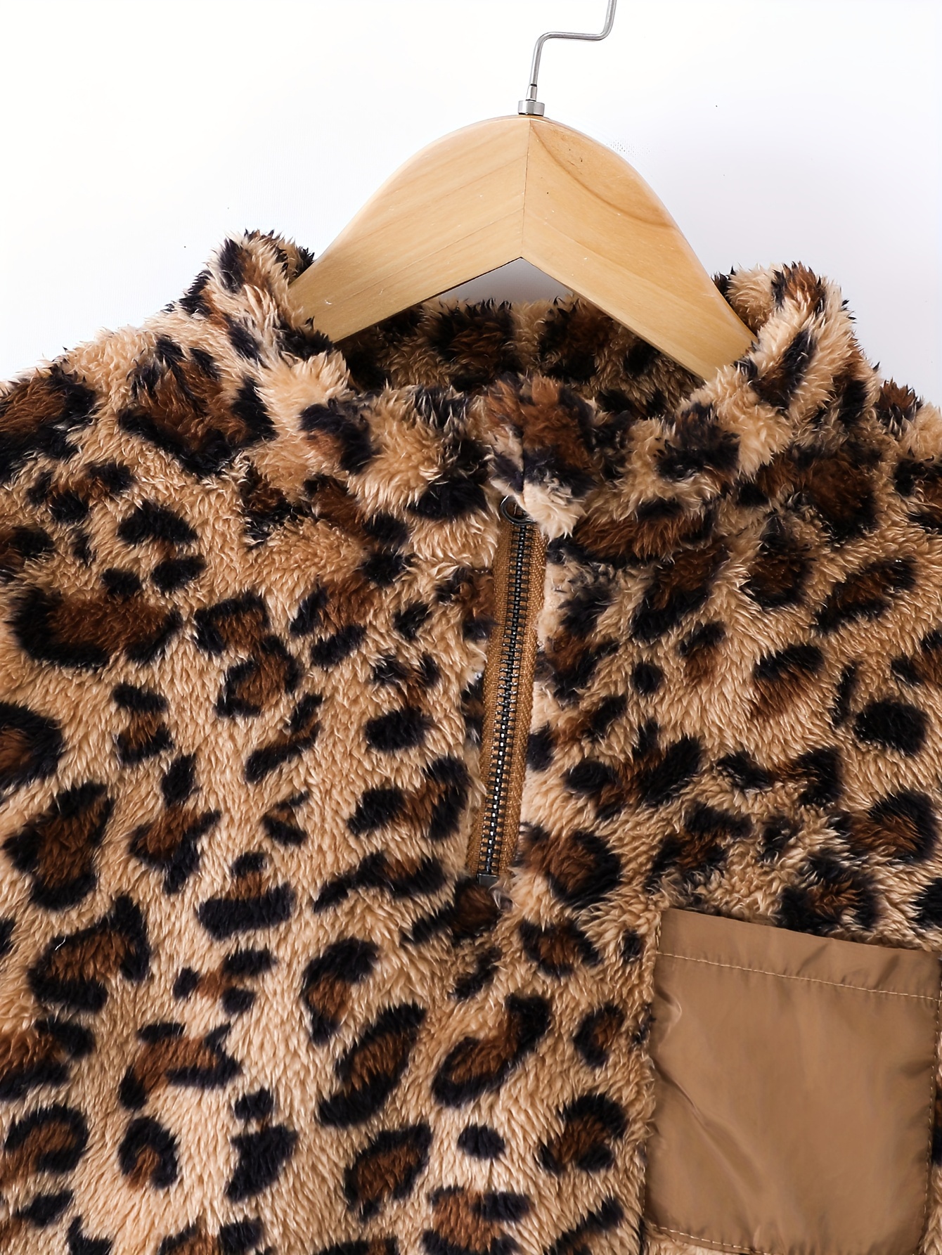 Leopard hotsell fleece pullover