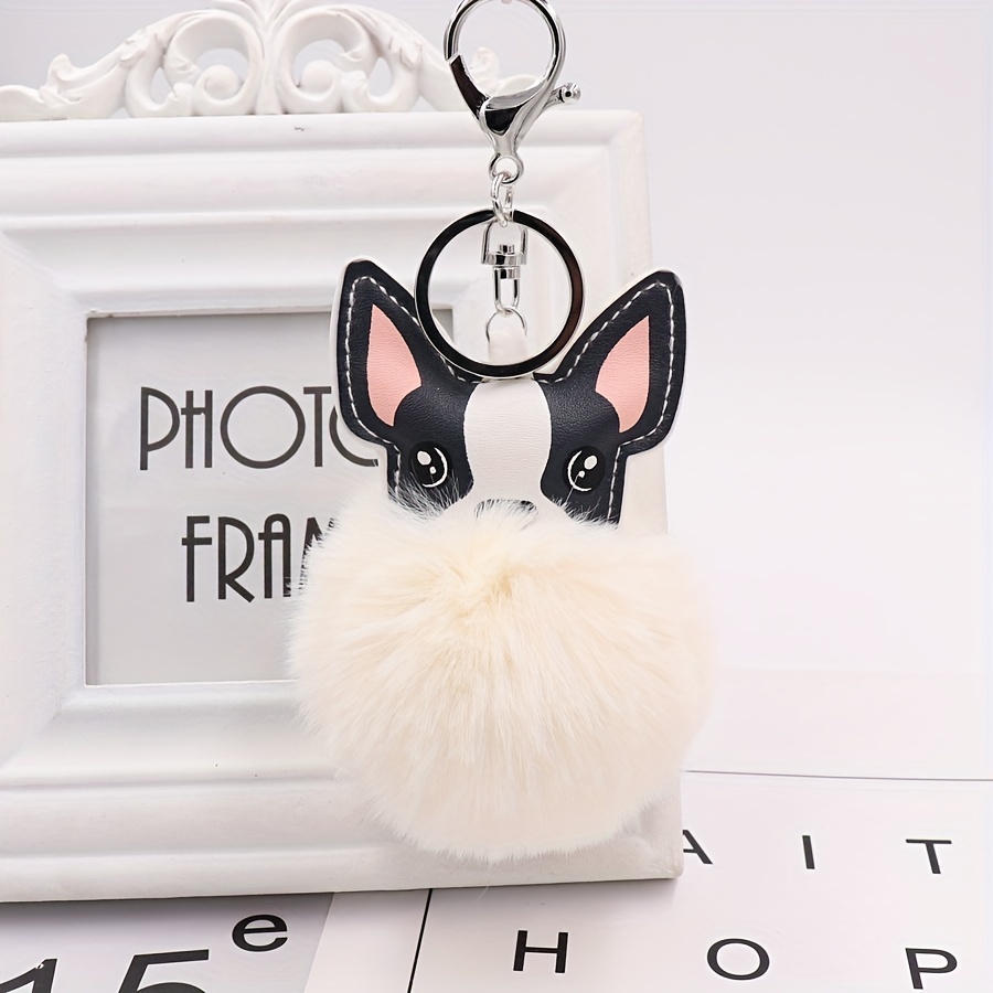 DIY Animal Pom Pom Keychains