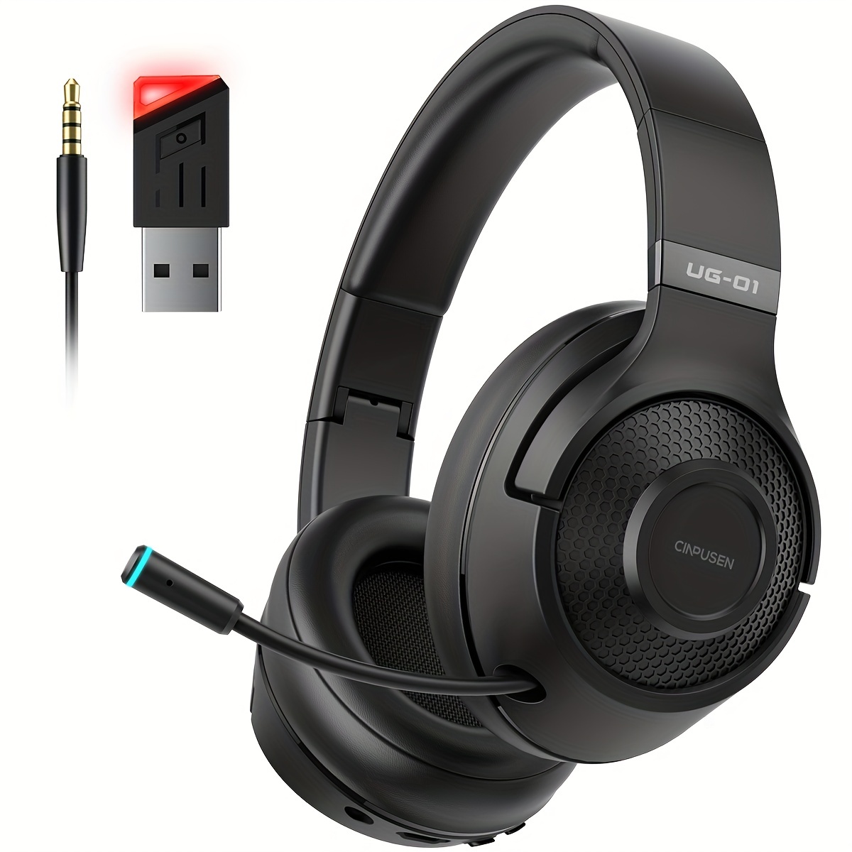 H - B39 RGB Luminous Wireless Gaming Headset Bluetooth Portable Foldin –  Buy Smart