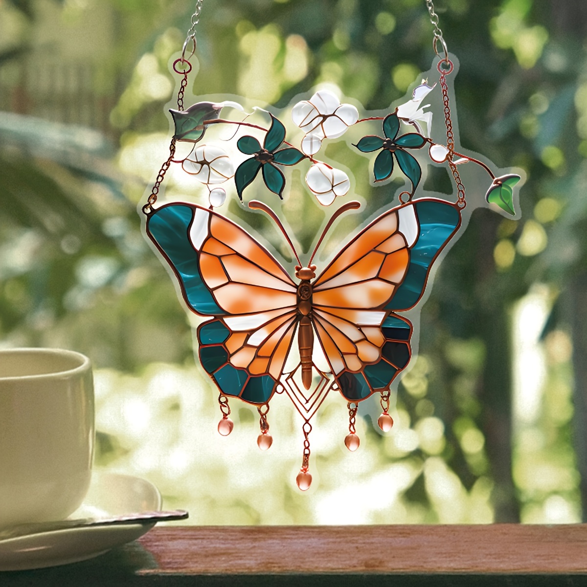 1pc Papillon Tache En Plastique Fenêtre Tentures Papillon - Temu