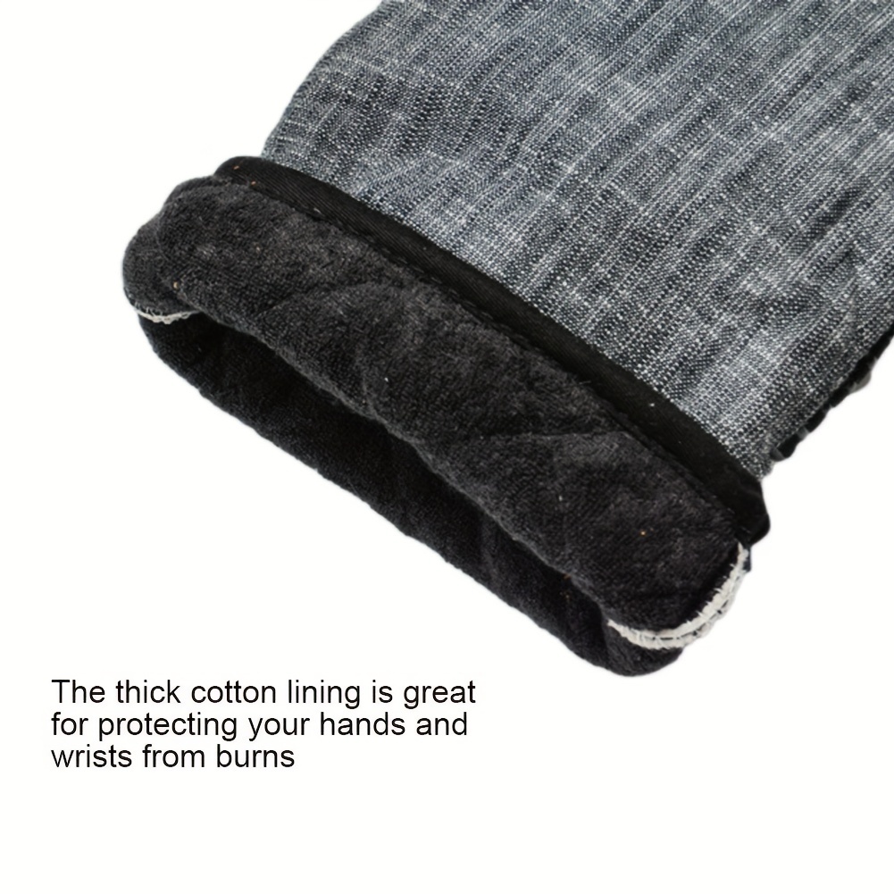 Oven Mitts Simple Style Heat Resistant Mitts Heat Insulation - Temu