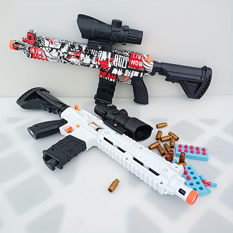  Toy Gun - Military Combat Sniper Rifle, Children Outdoor CS  Soft Bullet Toy Sniper Rifle Multi-Player Game for Kids : Toys & Games