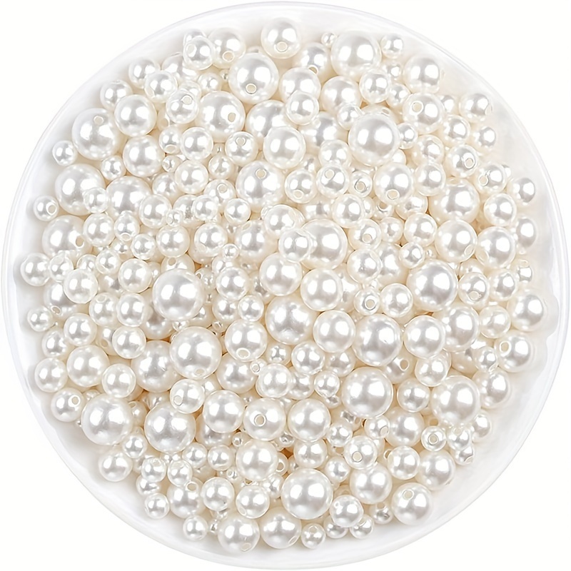 Half Round Pearls Beads Flatback Pearl Beads Luster Loose - Temu