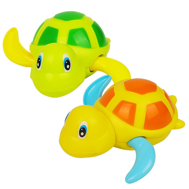 Mignon tortue classique bébé jouet d'eau dauphin jouet enroulé
