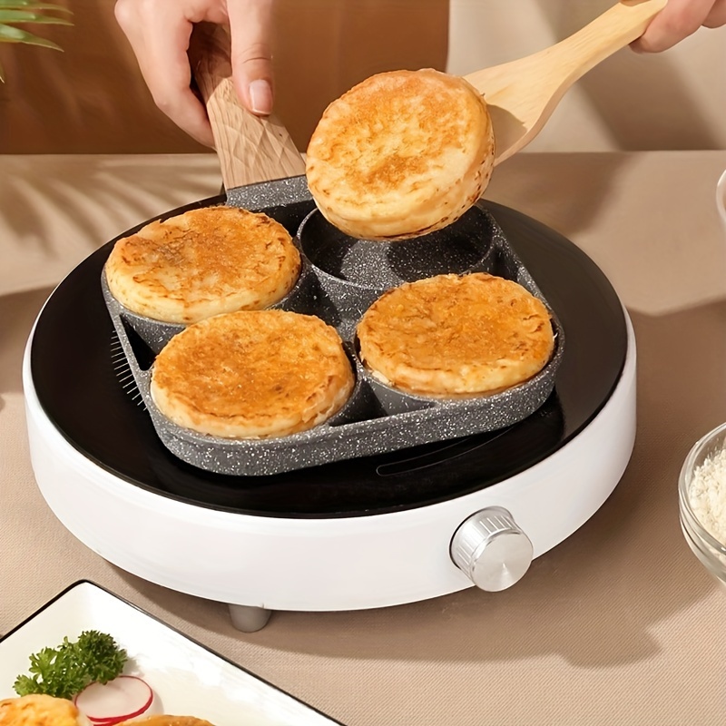 Non stick Egg Frying Pan 2/4 Holes Pancake Pan Mini Pancakes - Temu