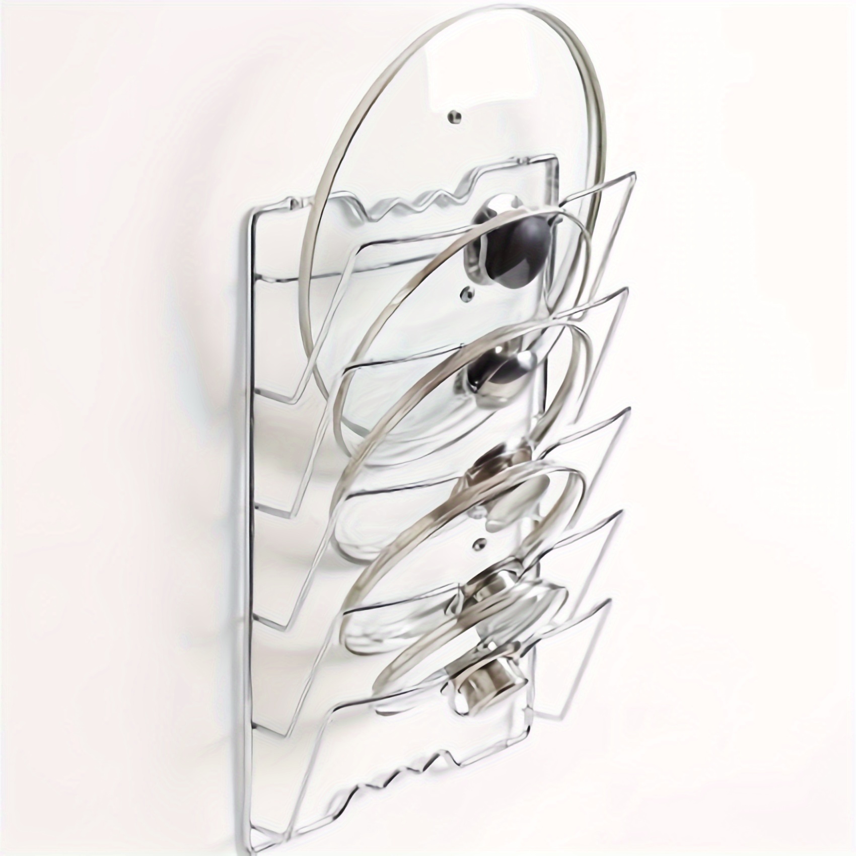 Wall or Cabinet Mount Lid Rack
