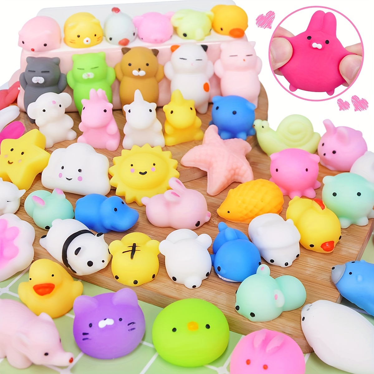 Mini Squishy Toys Kids Party Favors Random Animals Mini - Temu