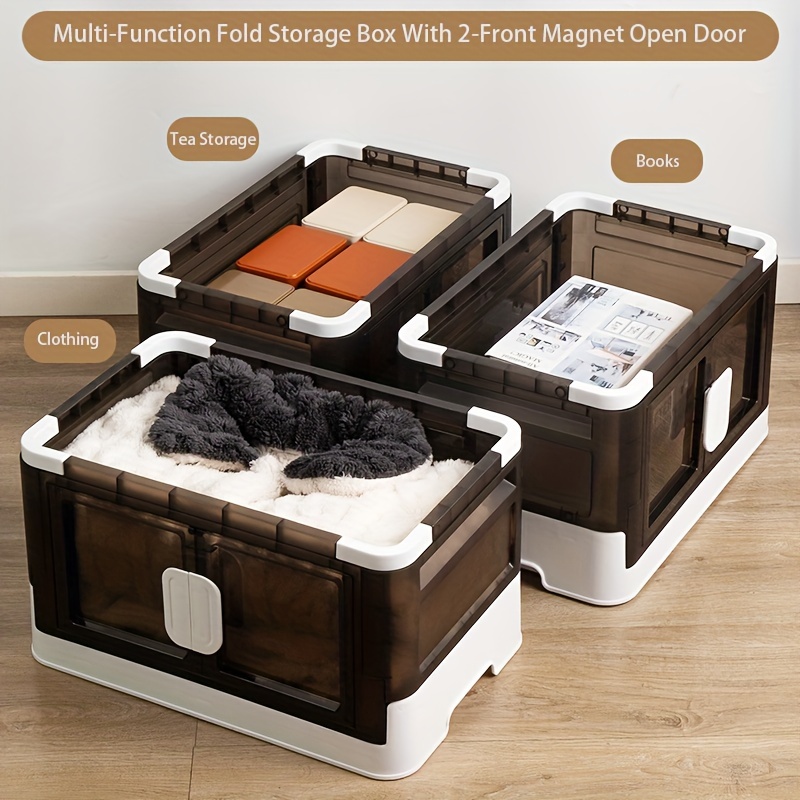 Width Home Outdoor Folding Storage Box With Magnet Front, 51% OFF