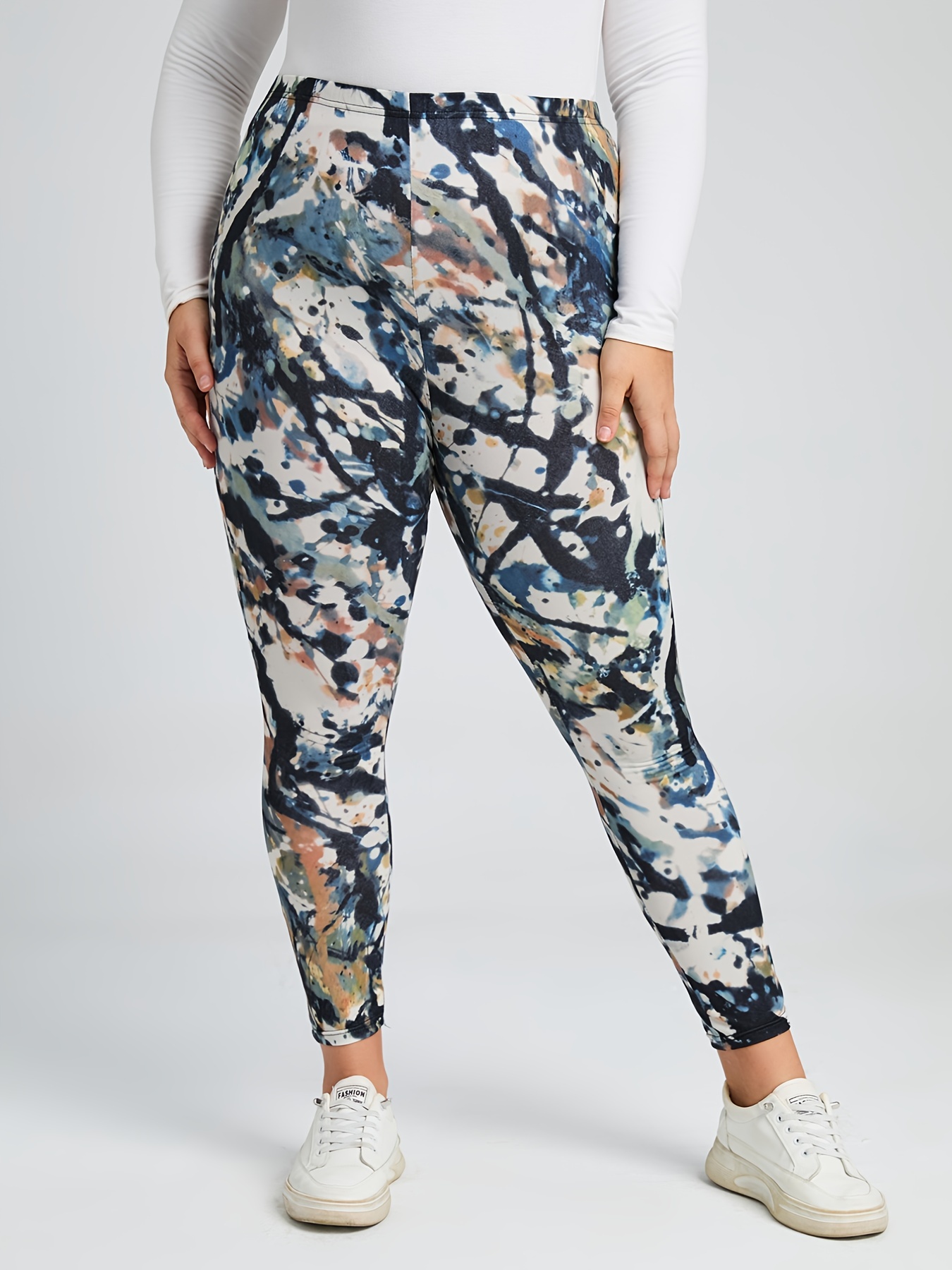 Women's Camouflage Pattern Yoga Leggings High Waist Slim - Temu