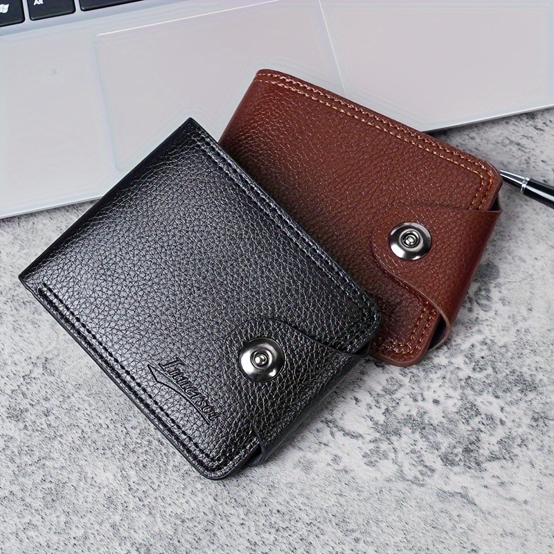 Temu Men's Fashion Short Wallet