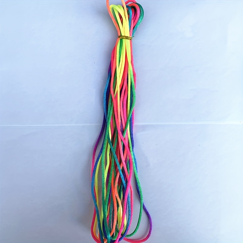 109 Yards Rainbow Color Nylon Cord Beading Satin String Diy - Temu