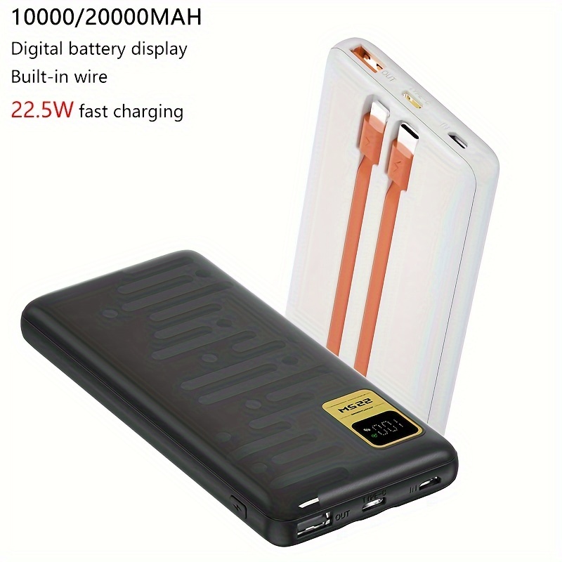 Power Bank 30000mah Portable Charger Portable Battery Pack LCD Display  Battery Bank Ultra High Capacity Portable Battery Charger for iPhone 12