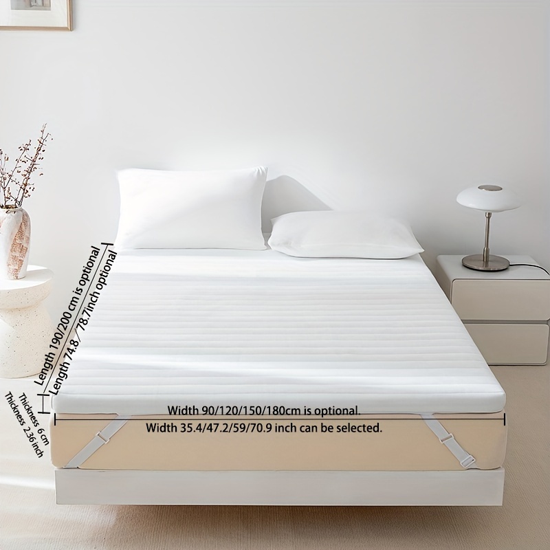 Memory Foam Mattress Topper Double Bed, Cooling Gel Mattress Pad