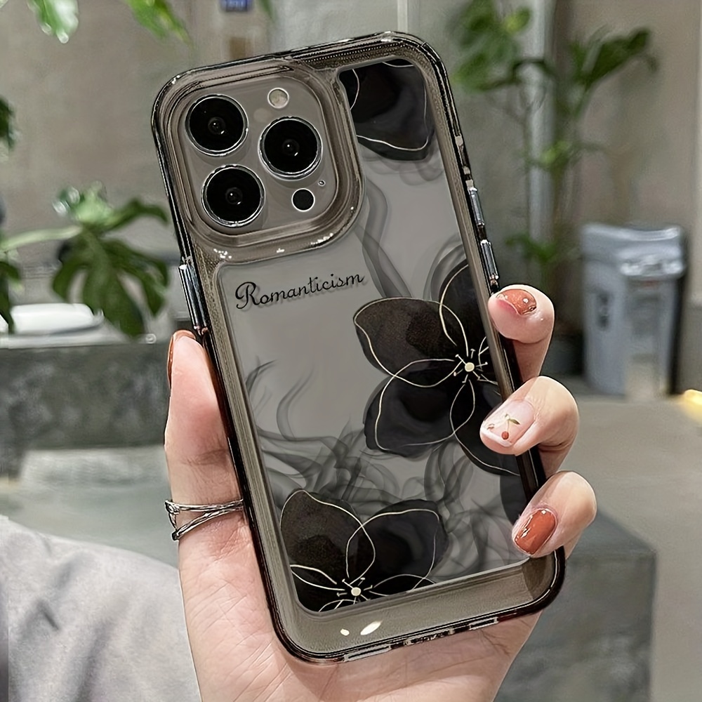 Flower Ink Painting Soft Case Drop proof Protective Case Temu Australia