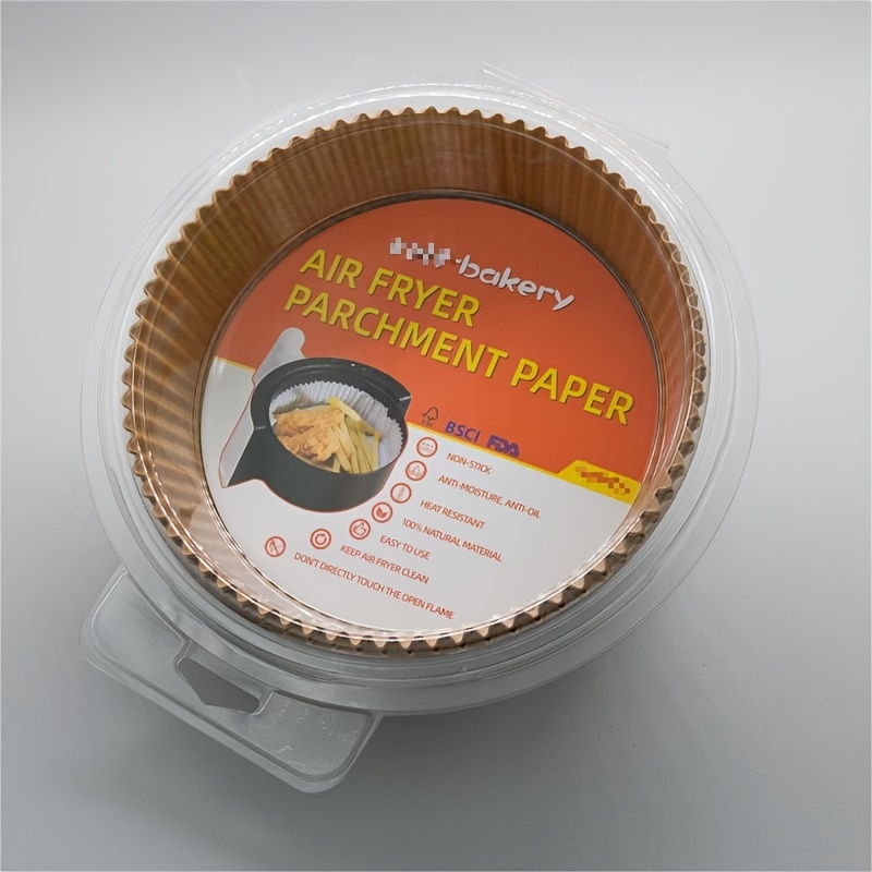  Air Fryer Paper Liner Disposable - 100PCS 6.5 Inch