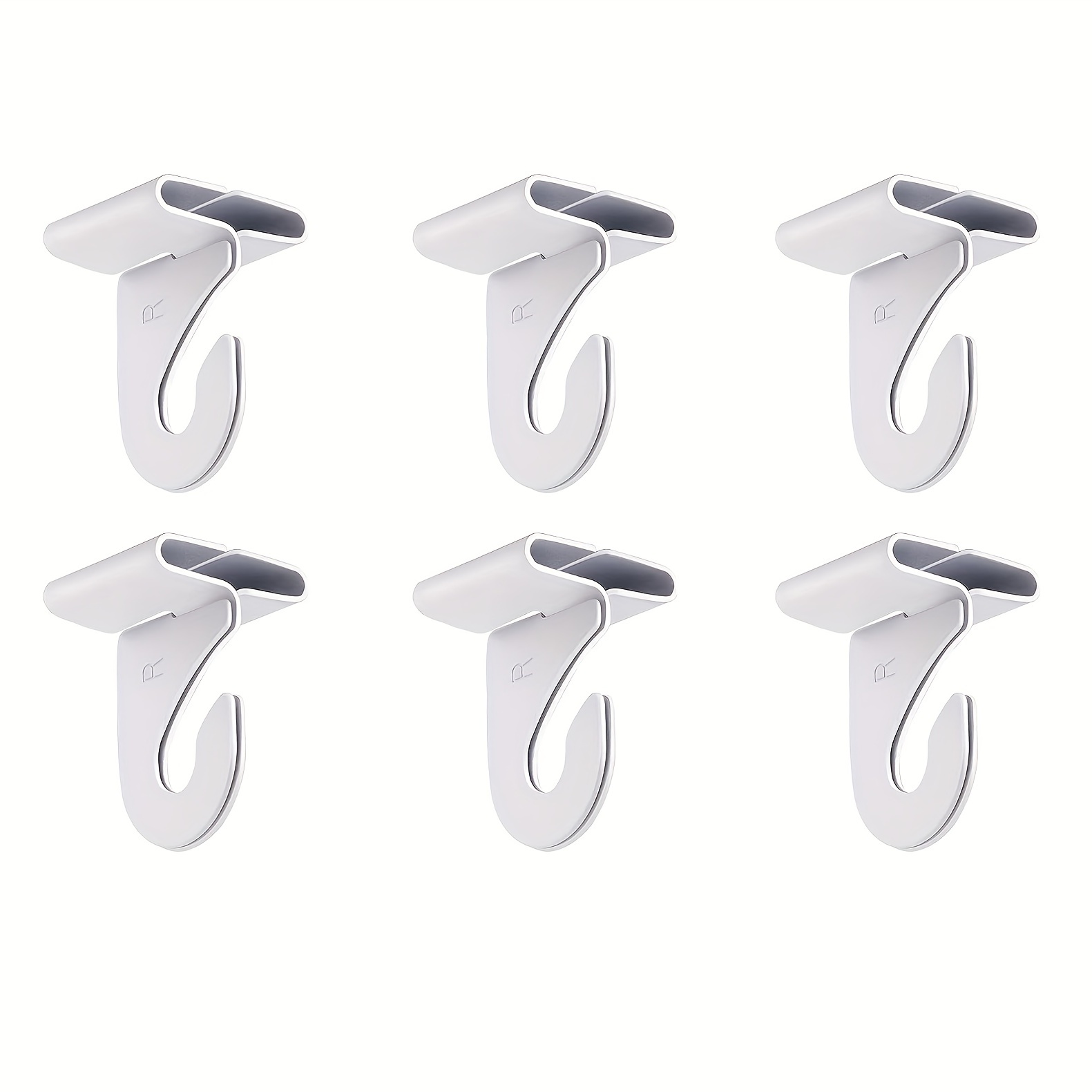 6 Pairs Drop Ceiling Hanging Hook, White Heavy Duty Ceiling Hook, Metal  T-Bar Hooks, Suspended Ceiling Tile Hook, Ceiling Clips For Home Classroom  Off
