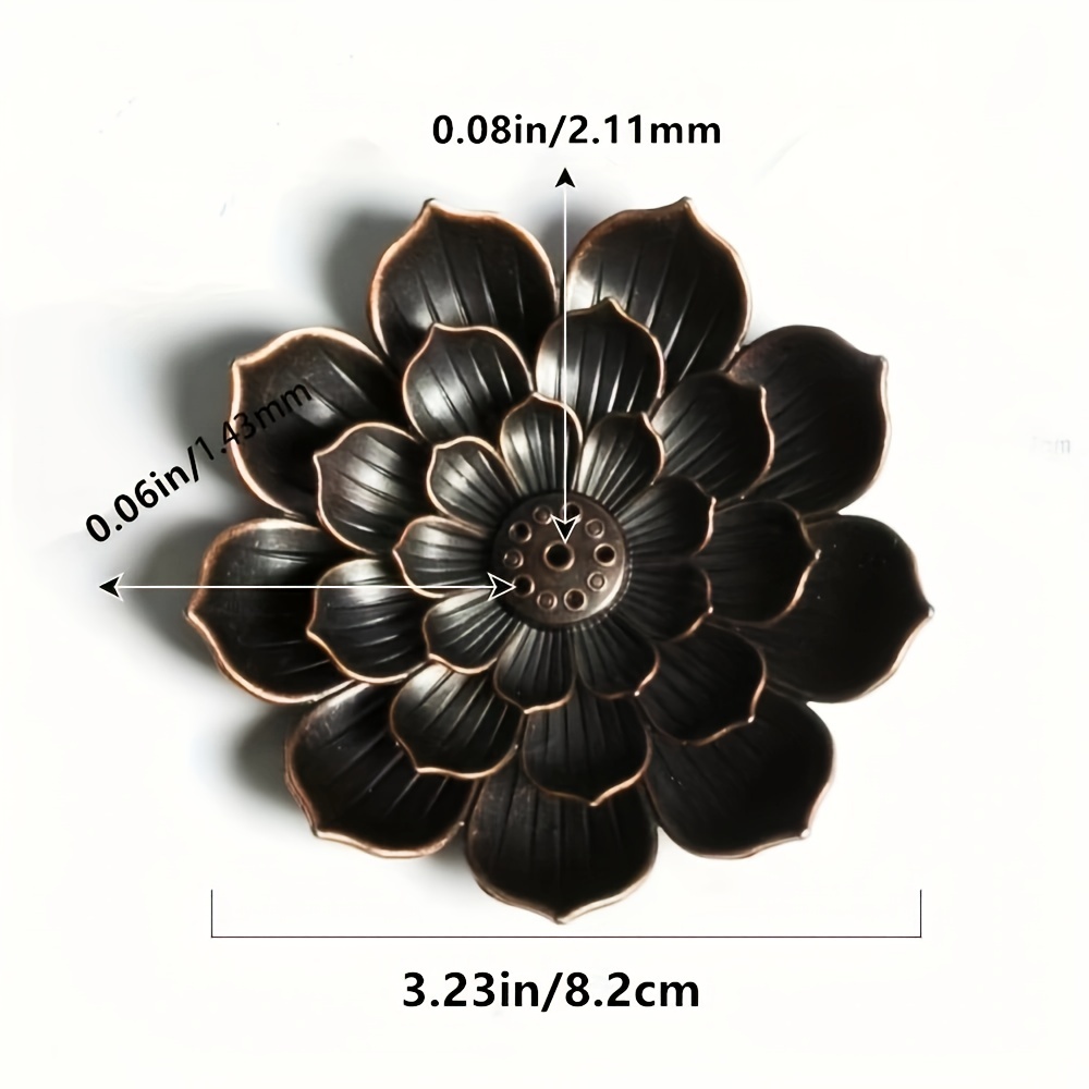 Hejo Porta Incenso Loto, 9 Fori Bruciatore Incenso, Porta Incenso