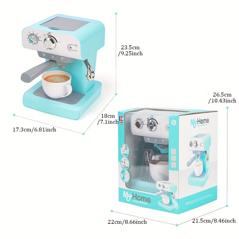 Kitchen Appliances Toy,kids Kitchen Pretend Play Set With Coffee Maker  Machine,blender, Mixer And Toaster With Realistic Light And Sounds, Play  Kitchen Set For Kids Ages 4-8 - Temu