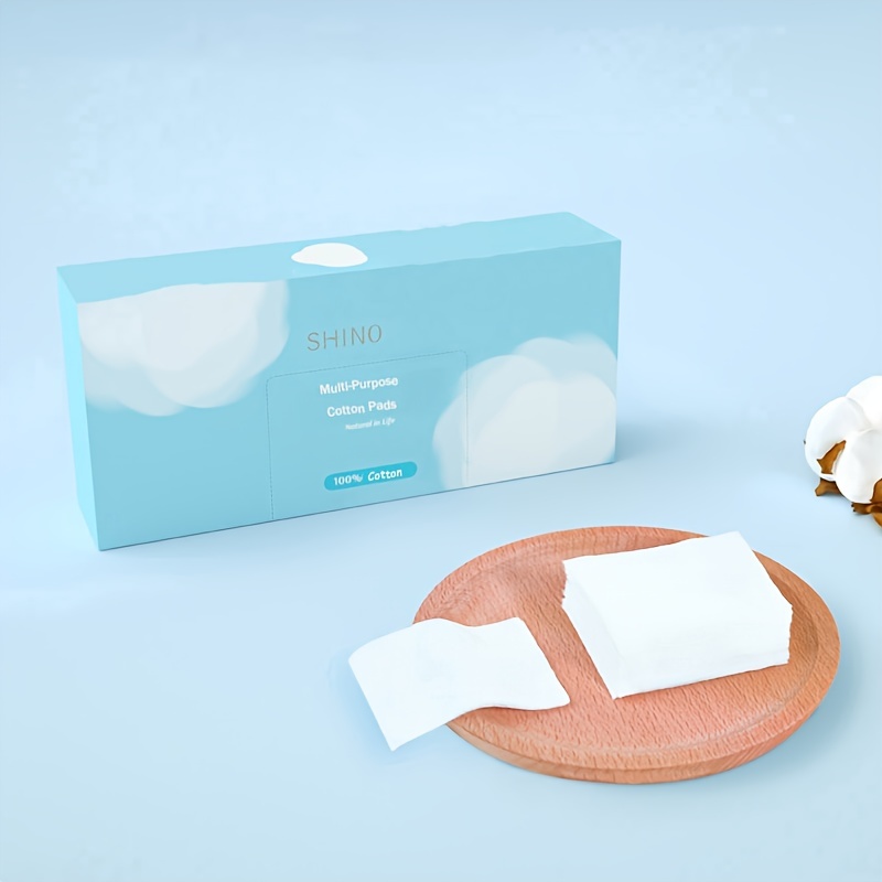 Makeup Remover Wipes Cotton Squares Pads Facial Cleansing - Temu