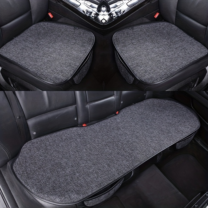 Car Seat Cover Bottom Linen Fabric Seat Covers Car Seat - Temu