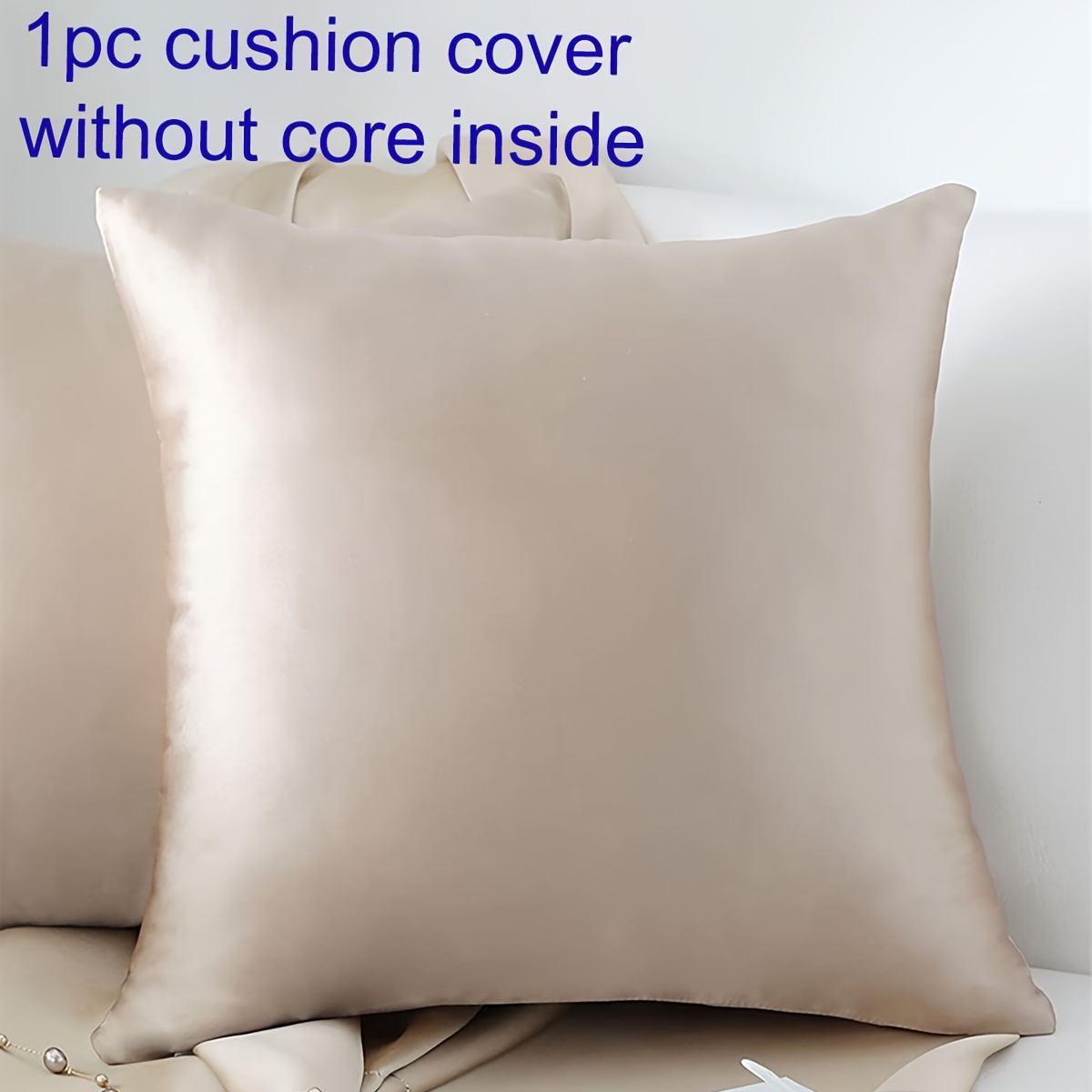 Cushion Cover, Zipper Closure, 45 X 45 Inches, 50 X 50 Inches