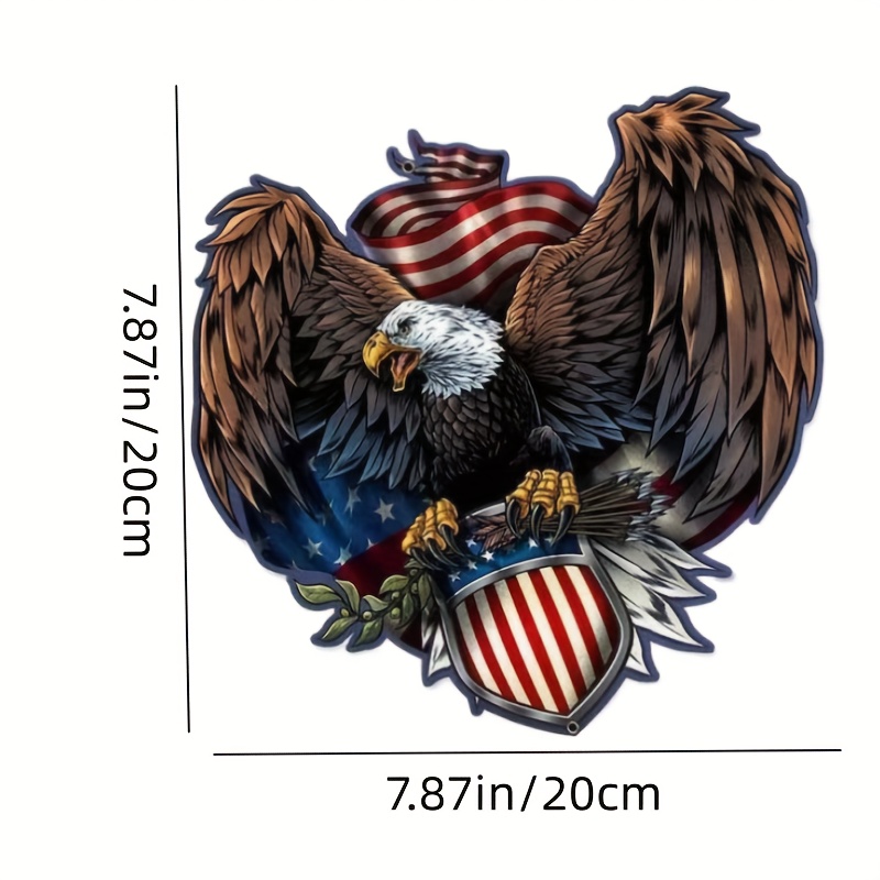 Car American Bald Eagle Flag Styling Stickers Vinile - Temu Italy