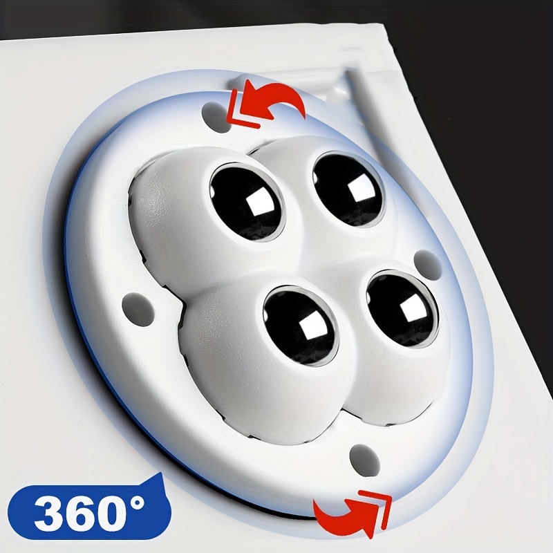 JPSDOWS Ruedas para electrodomésticos pequeños - Polea rotación 360  Grados,Ruedas giratorias Bola Doble Rodillo Pies rodantes para Caja  Almacenamiento
