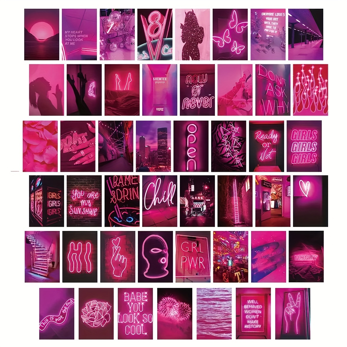 Trendy Preppy Aesthetic Wall Collage Kit Teen Girls - Temu Canada