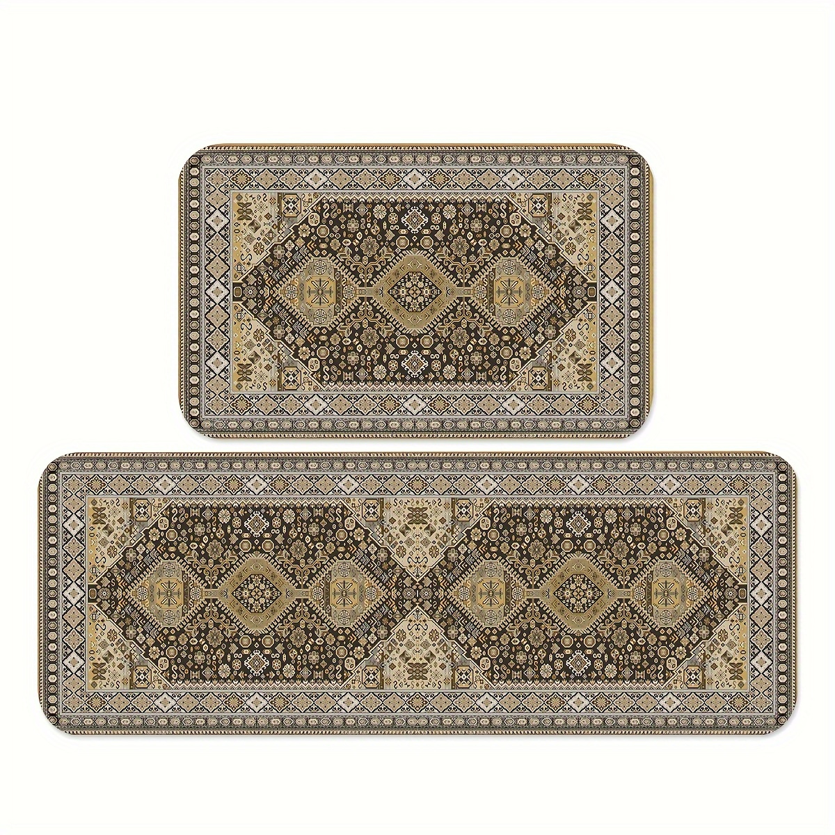 Tappeti da cucina e tappetini antiscivolo lavabili e assorbenti per la  cucina, grandi tappetini da cucina per davanti al lavandino, 2 pezzi set  50,8 x 81,3 cm+50,8 x 121,9 cm : : Casa e cucina