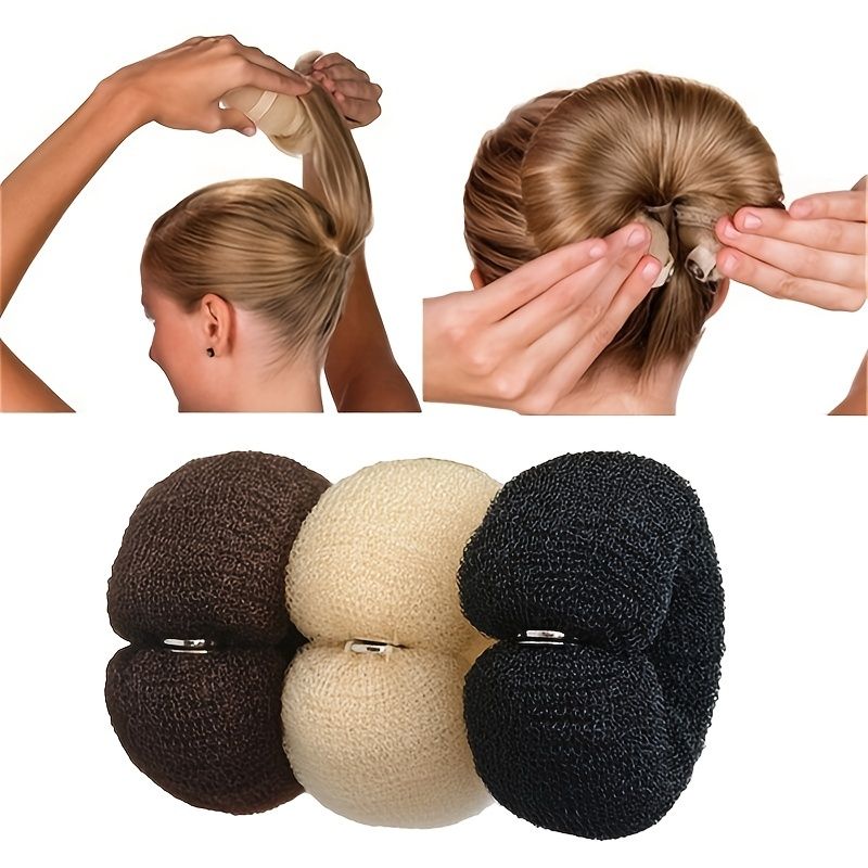 1pcs Women Hair Maker Donut Magic Foam Sponge Big Ring Hair Styling Tools  Headdress Hairstyle Hair Accessories - Beauty & Personal Care - Temu