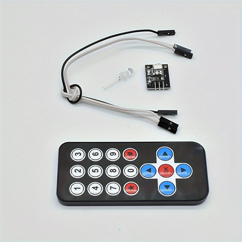 Kits de module de télécommande sans fil infrarouge ir kit de bricolage  hx1838 pour arduino raspberry pi