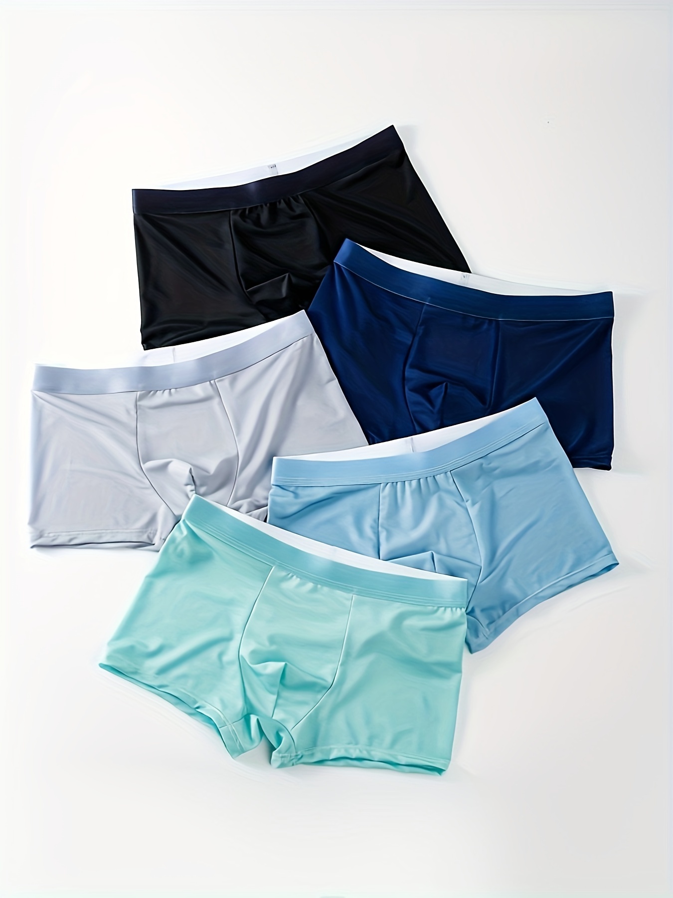 Men's Underwear Casual Breathable Soft Comfy Slightly - Temu
