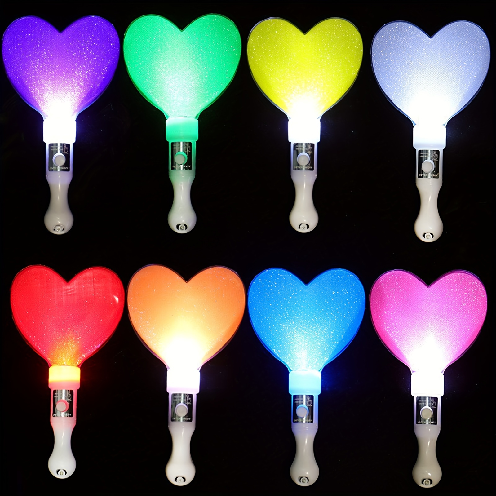 Acrylic Luminous Bracelet Colorful LED Light Bar Concert Support Bracelet  Fluorescent Rod Wholesale