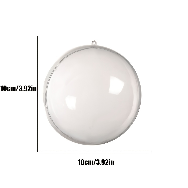 10pcs Transparent Plastic Christmas Ball for Decoration