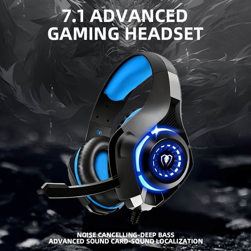 N7d Noise Cancelling Wired Gaming Headphone Headset With - Temu