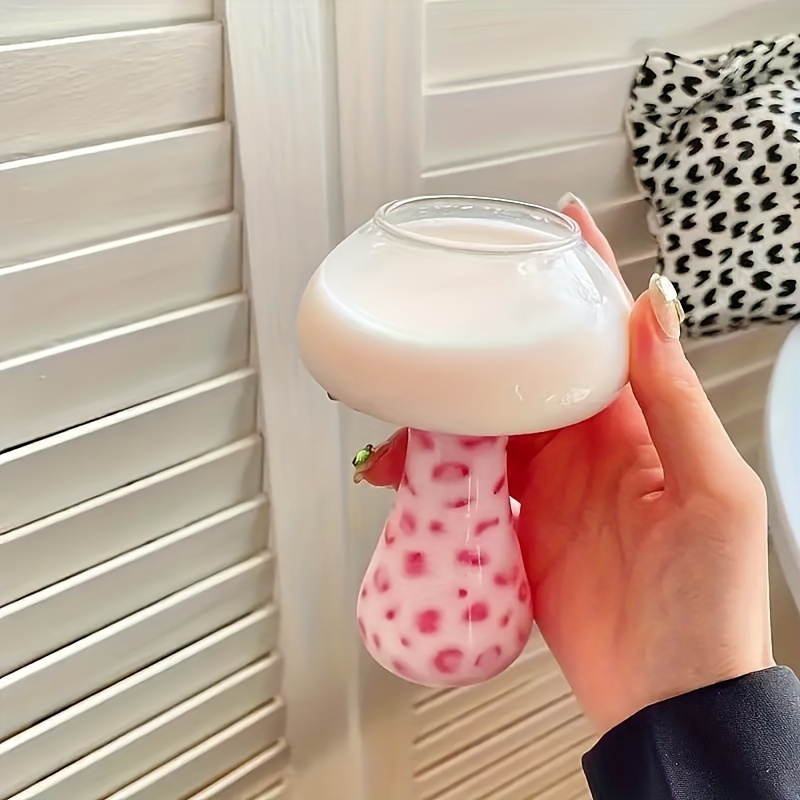 WHJY Mushroom Glass Cups, Creative Cocktails Glasses Mushroom Cup, Wine  glass,Glass Goblet Drink Cup…See more WHJY Mushroom Glass Cups, Creative