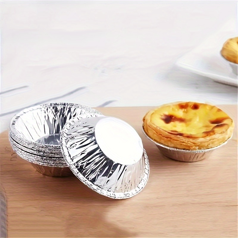Small Aluminum Foil Baking Pans Egg Tart Molds Pudding - Temu